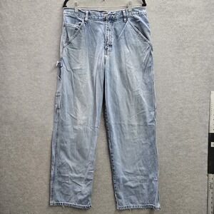 VINTAGE Levi's Men Jeans 32X32 Blue Denim Carpenter Grunge Baggy Skater Y2K